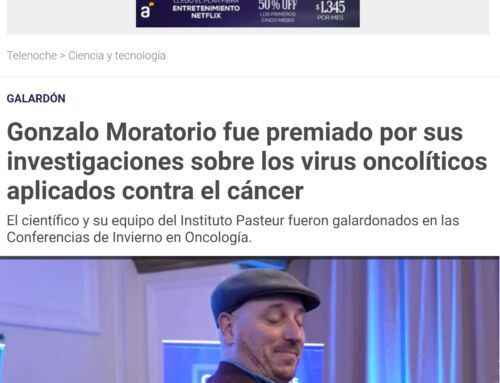 Gonzalo Moratorio fue premiado por sus investigaciones sobre los virus oncolíticos aplicados contra el cáncer